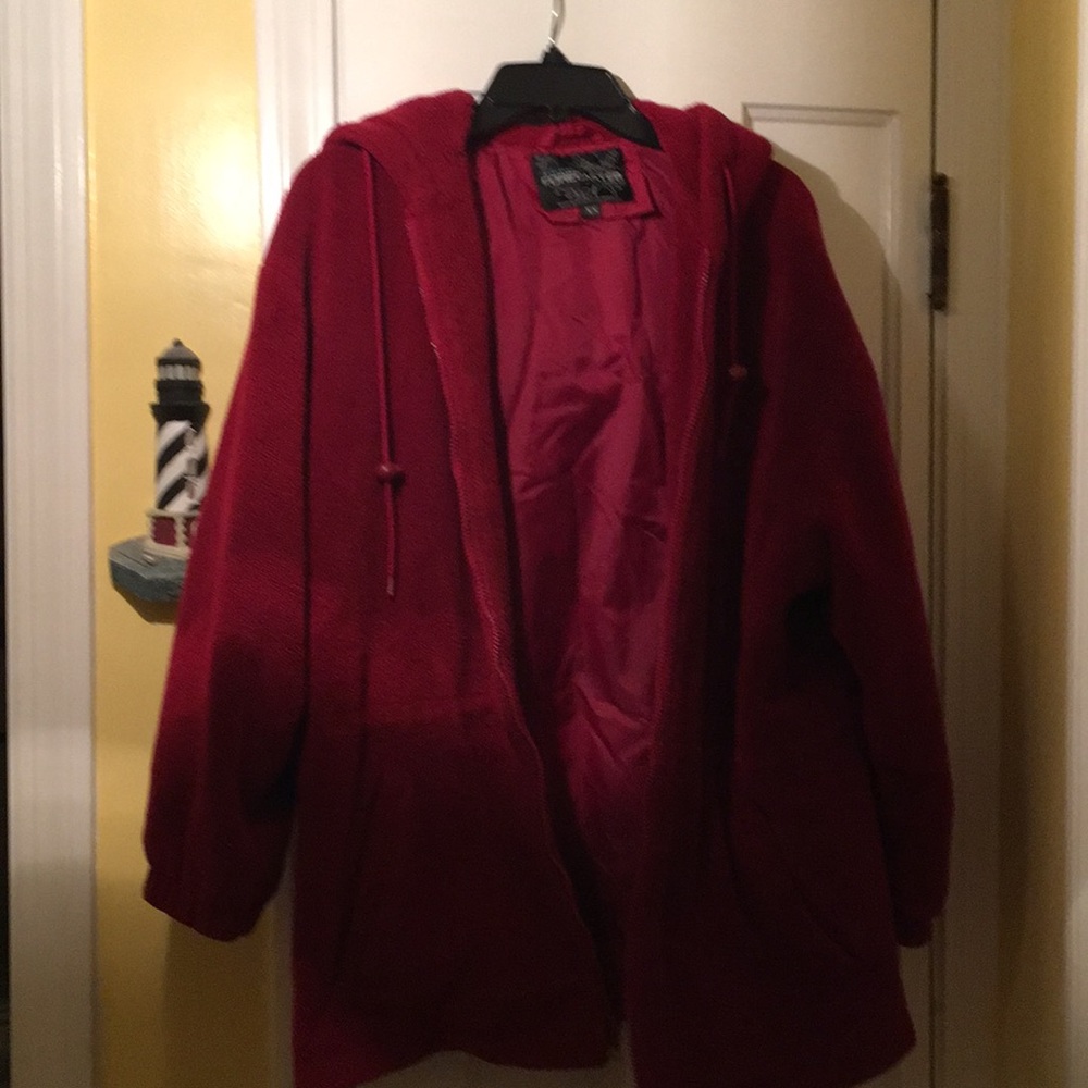 Coat with hood